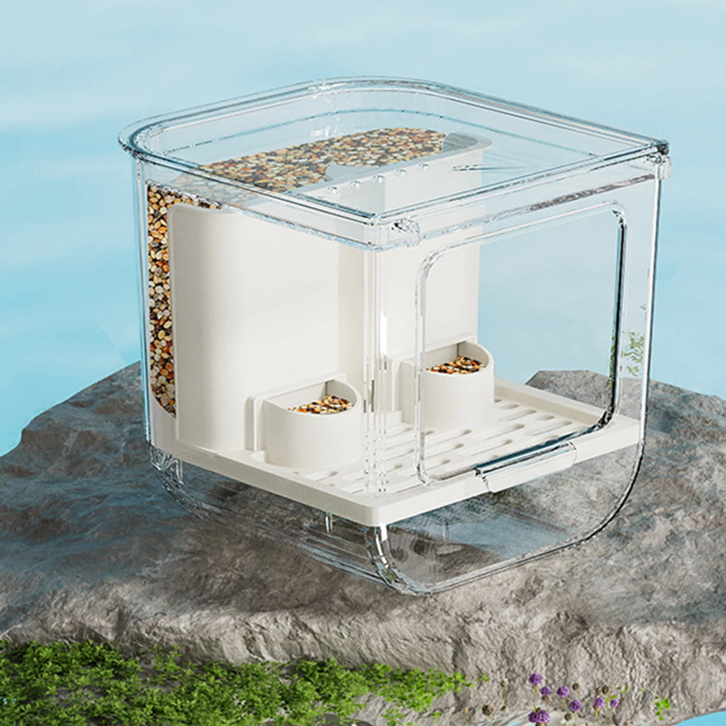 Acrylic Parrot Food Dispenser