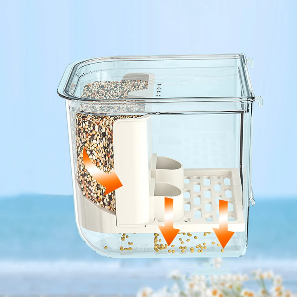 Acrylic Parrot Food Dispenser