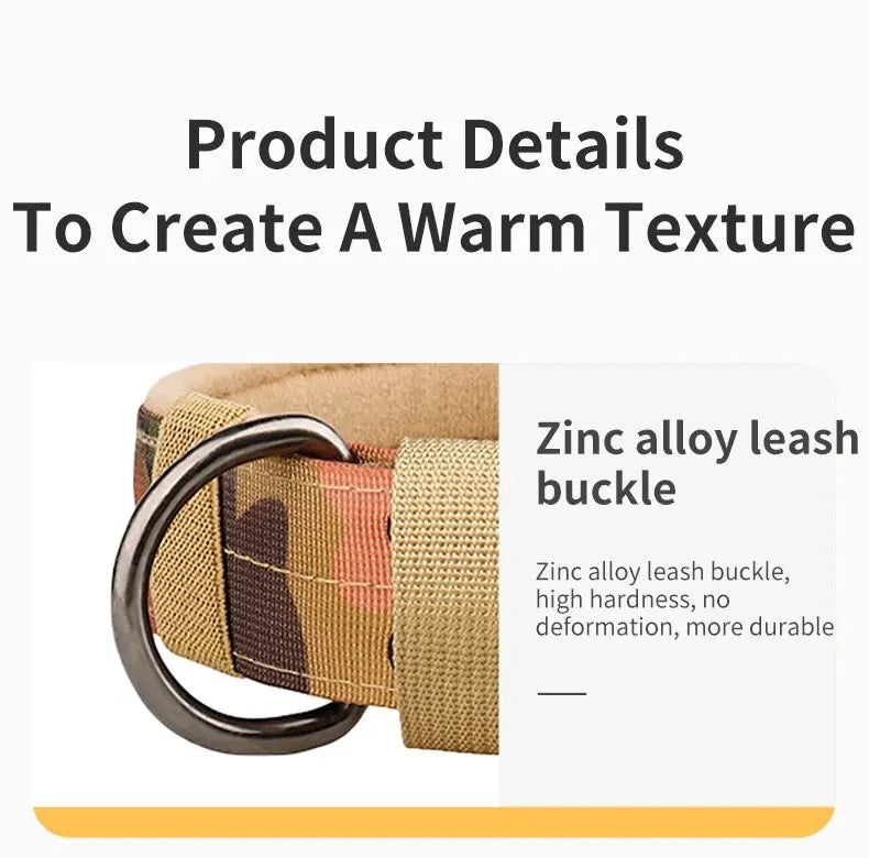 Nylon Tactical Pet Dog Collar