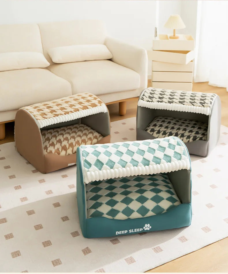 Quilted Drawer house pet bed