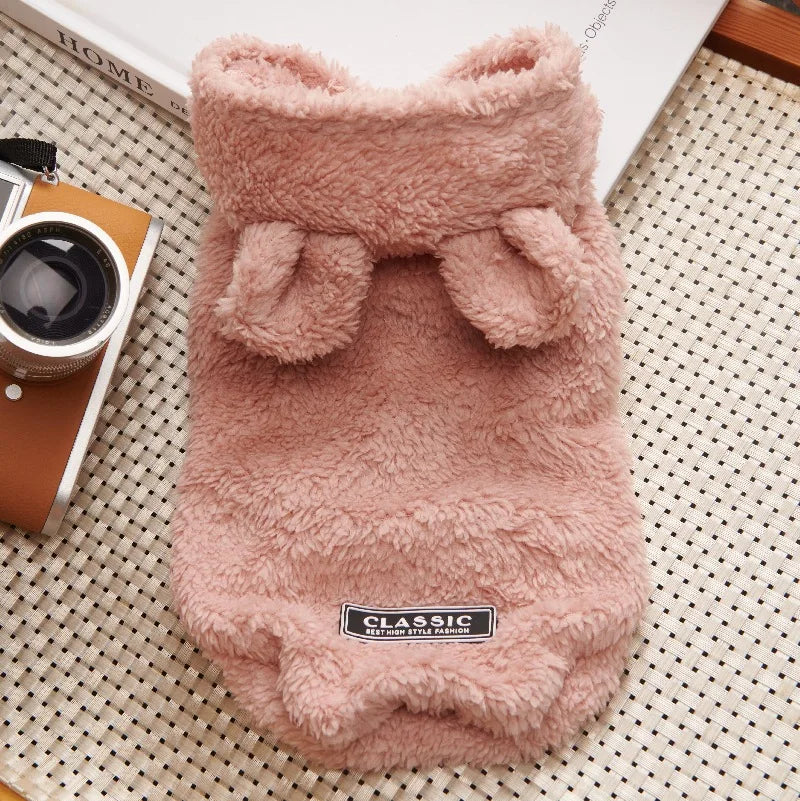 Fleece Dog Hoodie