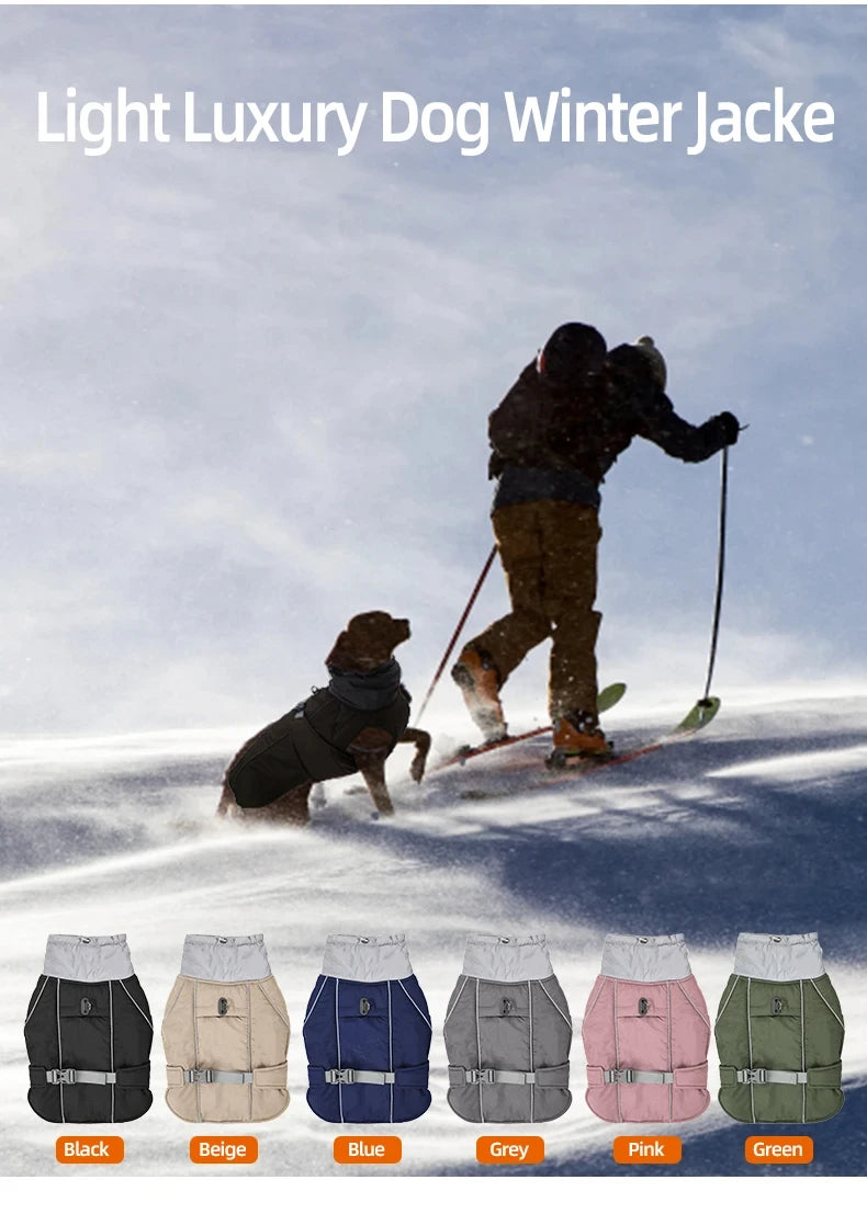 Dog Luxury Winter Jacket for Dogs