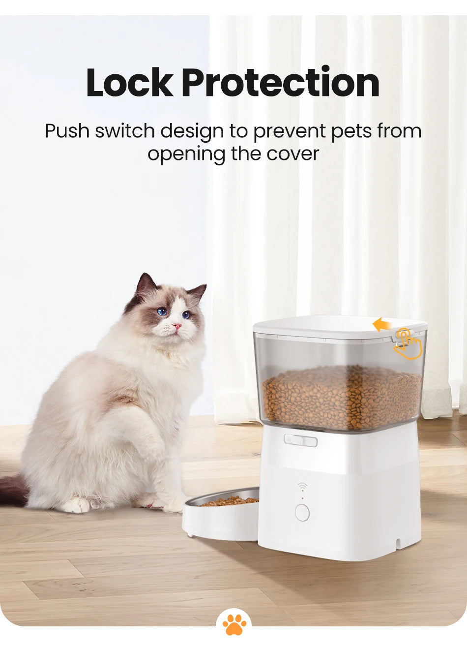 ROJECO 2L Automatic Cat Feeder