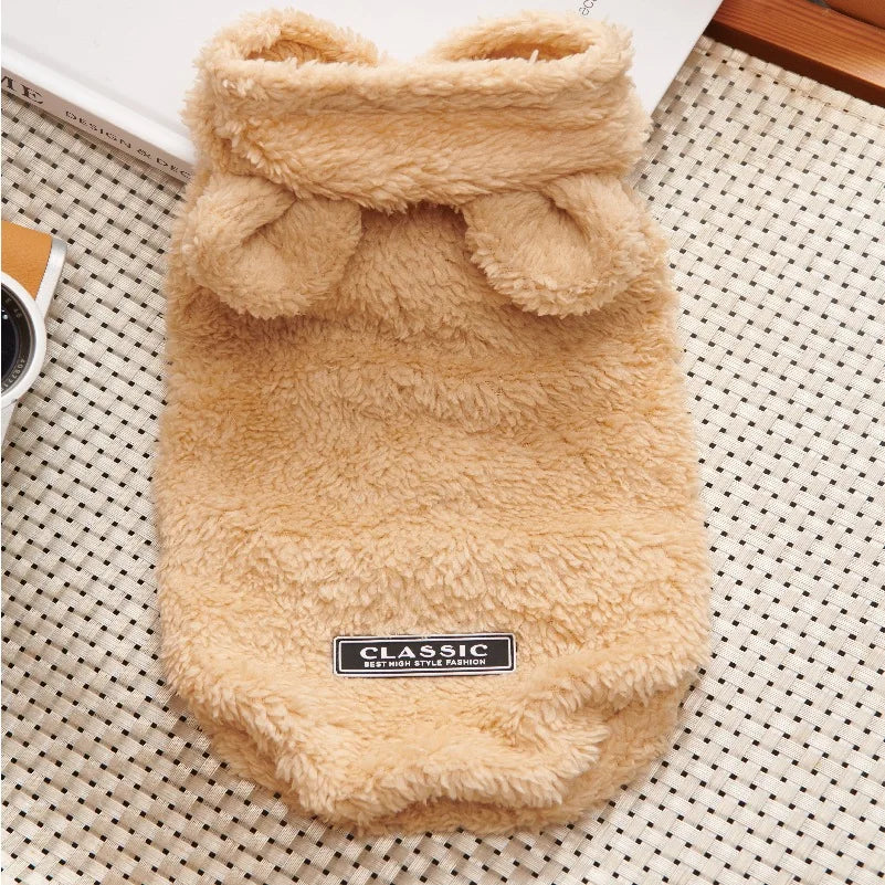 Fleece Dog Hoodie