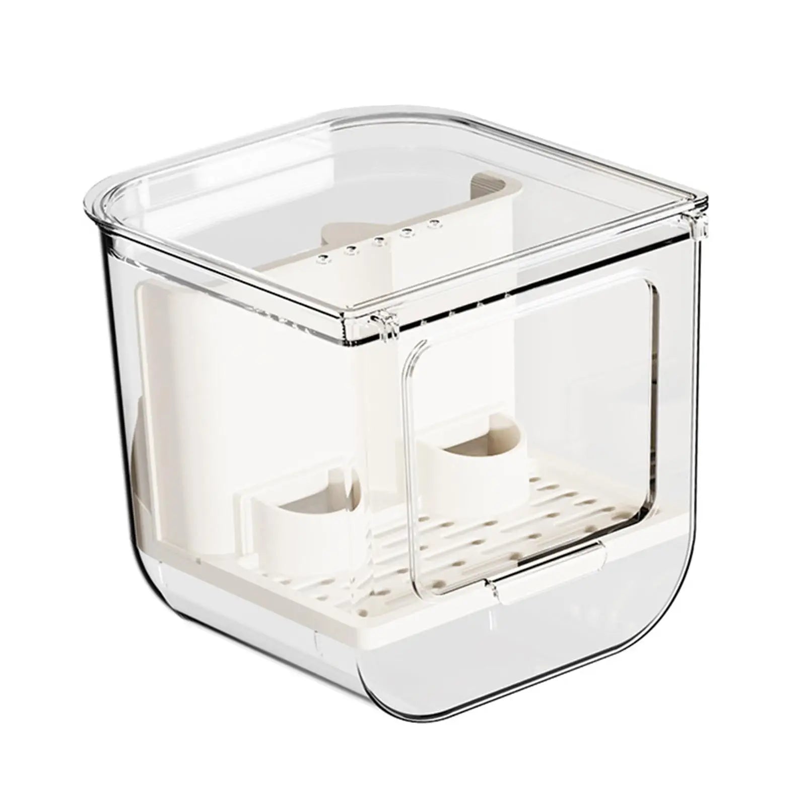 Acrylic Parrot Food Dispenser