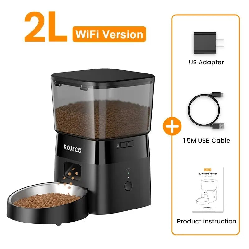 ROJECO 2L Automatic Cat Feeder
