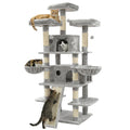 FOOWIN 173cm 68in Large Multi Level Cat Tree