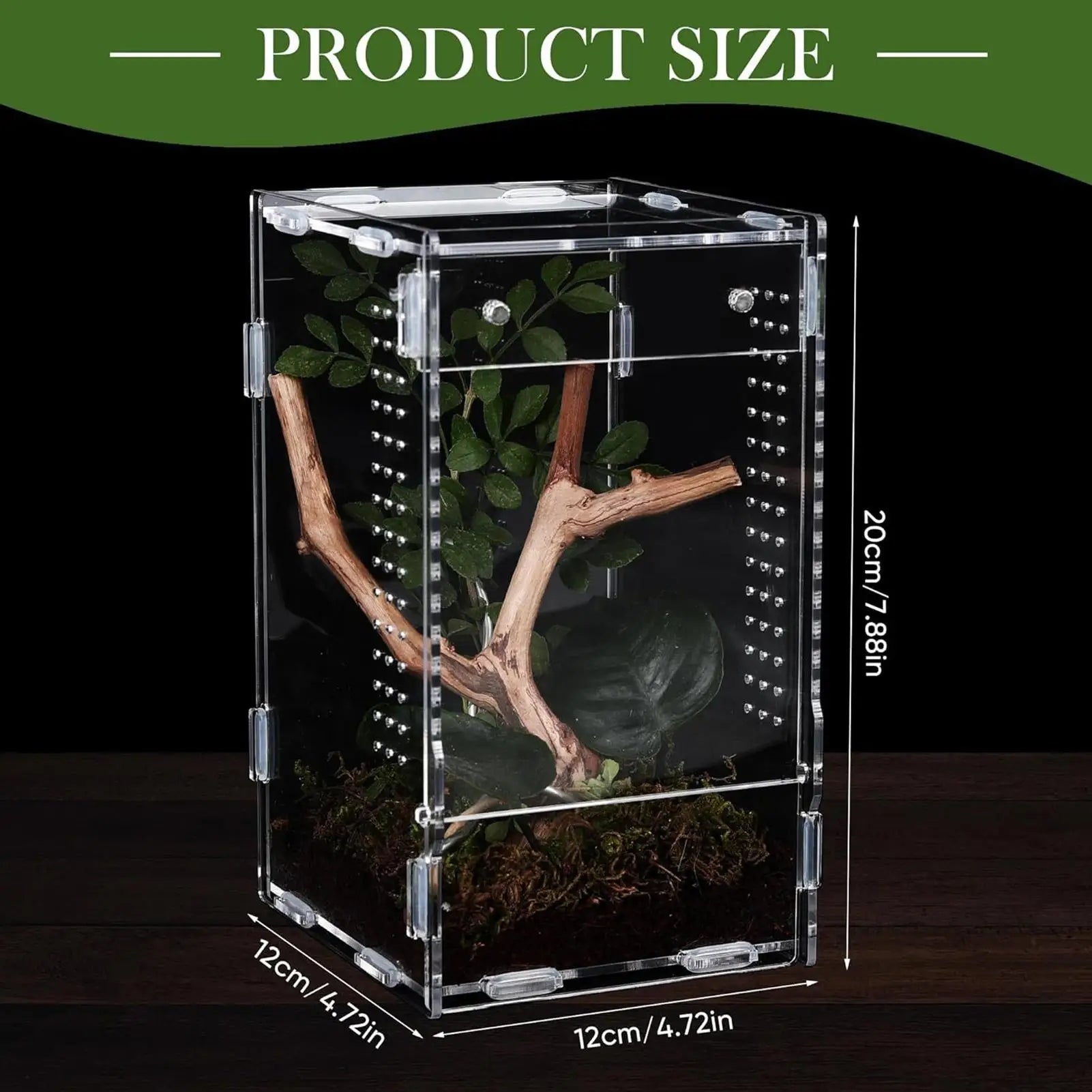 Acrylic Reptile Enclosure for Insects