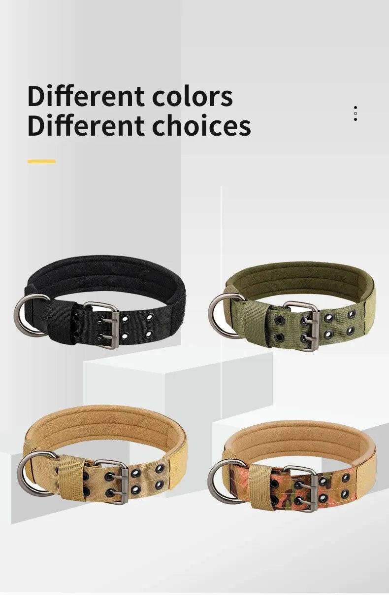 Nylon Tactical Pet Dog Collar