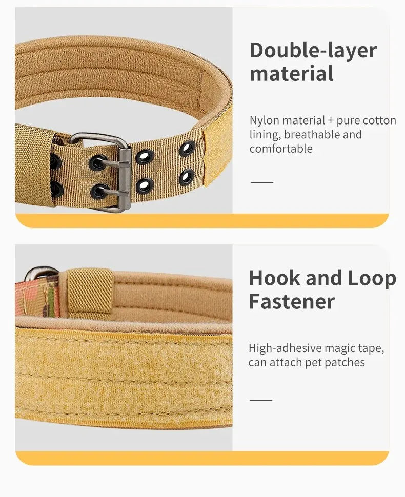 Nylon Tactical Pet Dog Collar