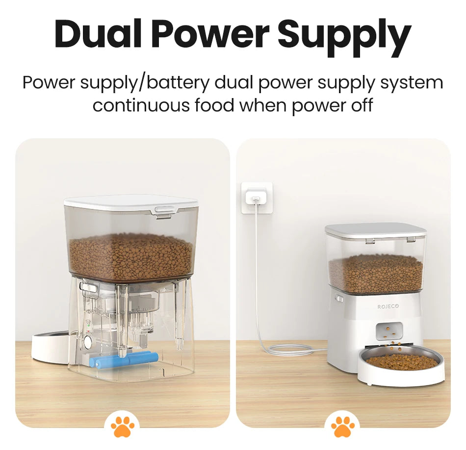 ROJECO 2L Automatic Cat Feeder