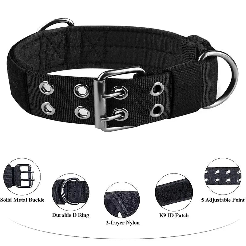 Nylon Tactical Pet Dog Collar