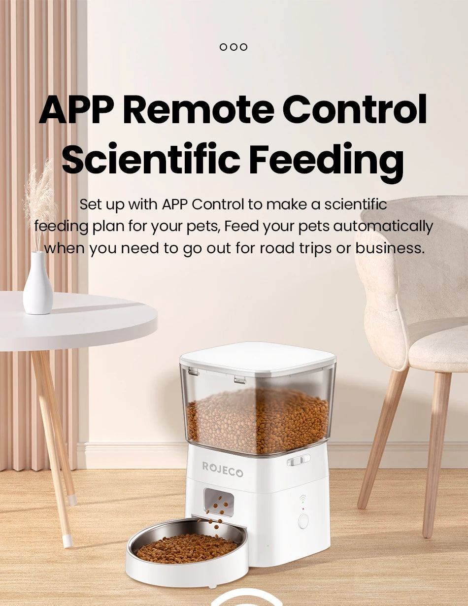 ROJECO 2L Automatic Cat Feeder