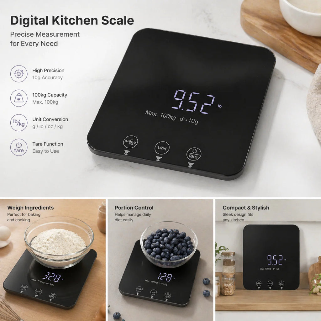 Black Digital Pet Scale for Dogs