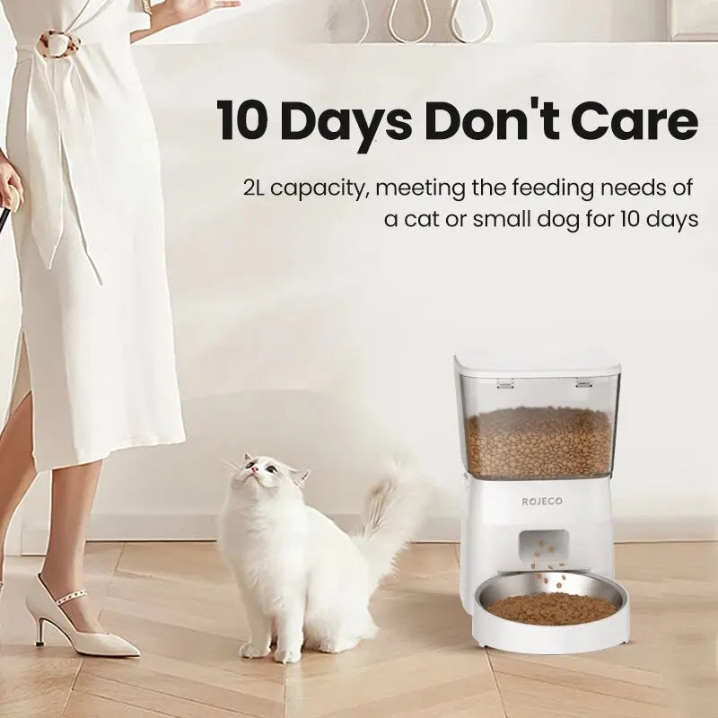 ROJECO 2L Automatic Cat Feeder