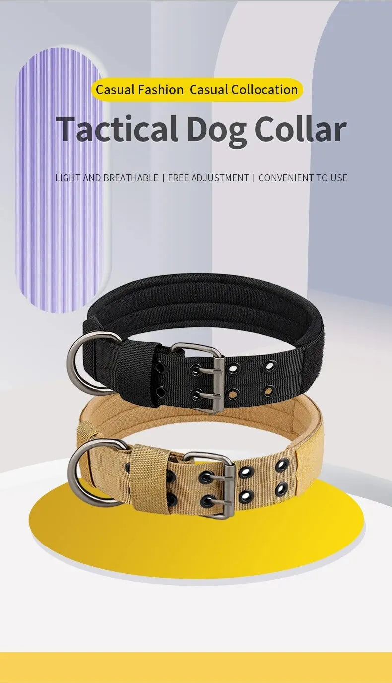 Nylon Tactical Pet Dog Collar